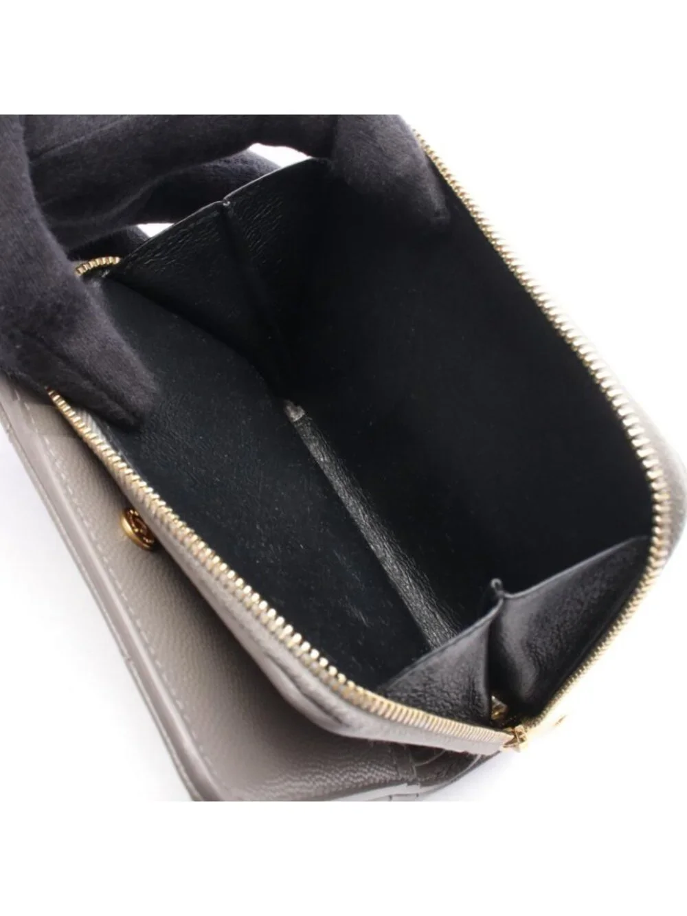 Saint Laurent Paris Bifold Wallet Monogram Gray Leather Cassandra - Picture 5 of 8